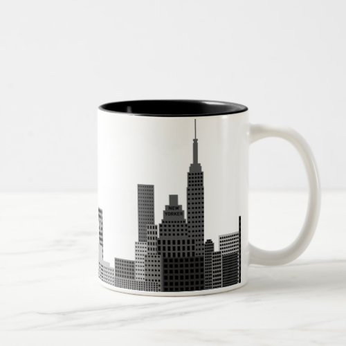 New York City Skyline Two_Tone Coffee Mug