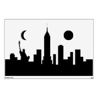 New York City Skyline Wall Decal