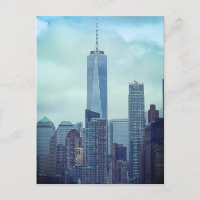 New York City Skyscrapers Postcard (Front)