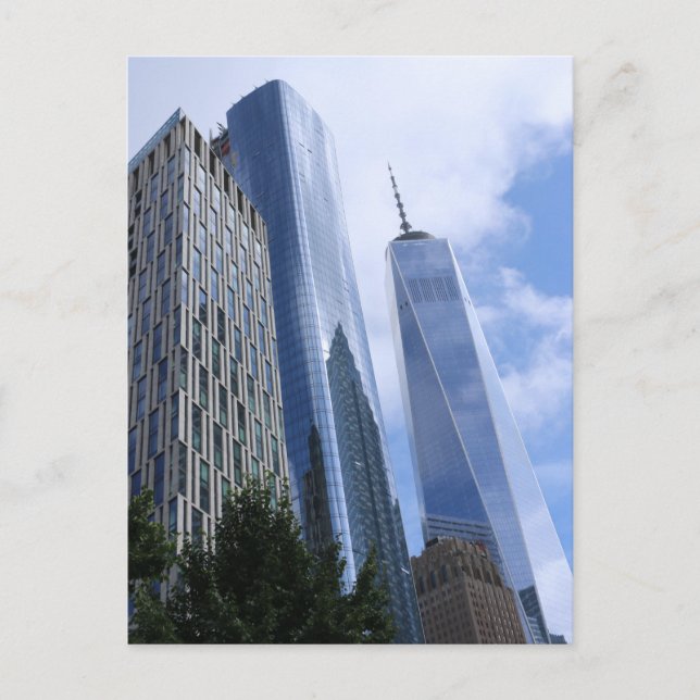 New York City Skyscrapers Postcard (Front)