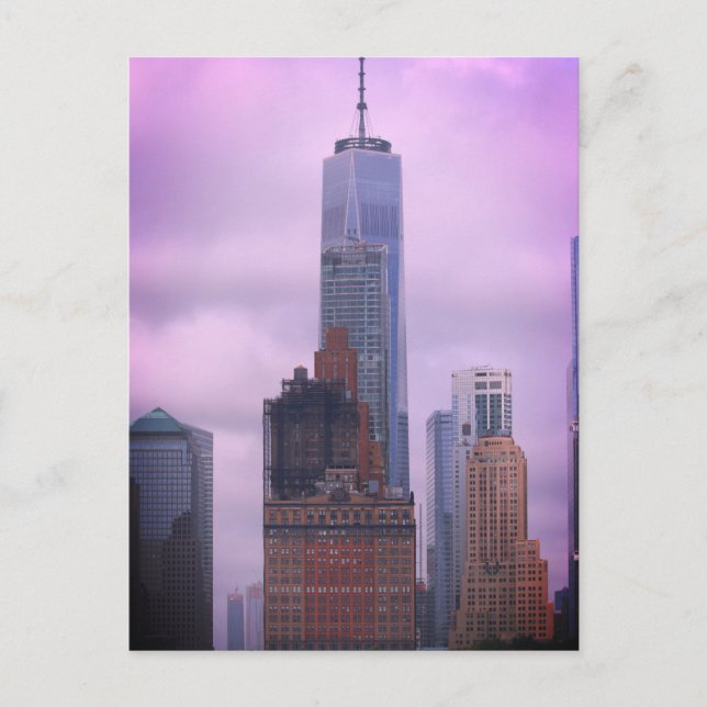 New York City Skyscrapers Postcard (Front)