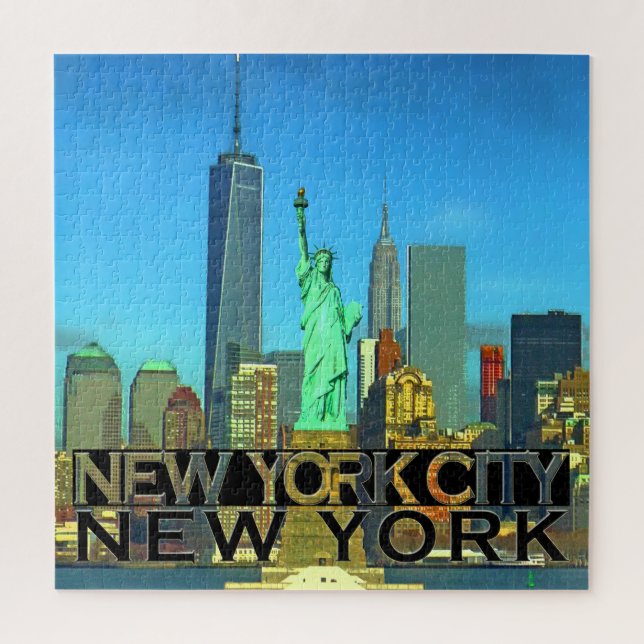 New York City Square Puzzle (Vertical)