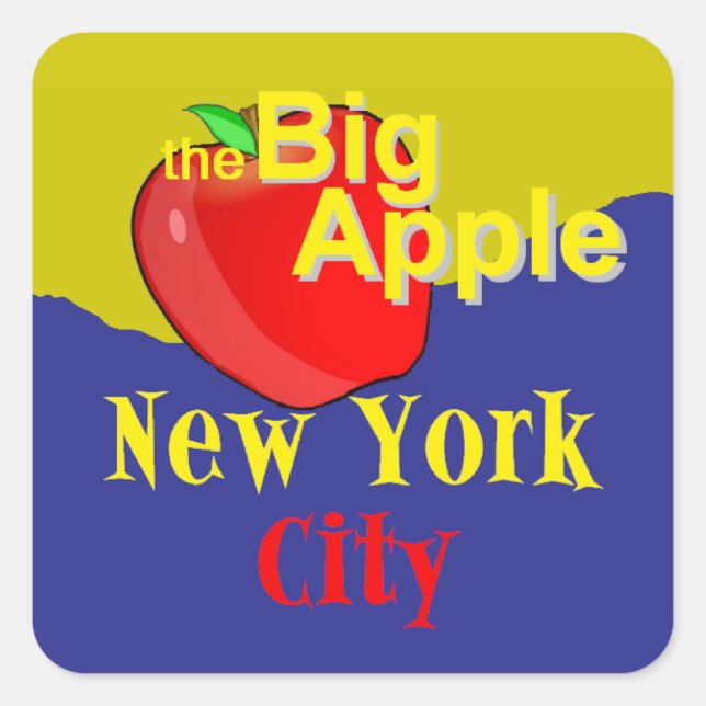 New York City Square Sticker (Front)