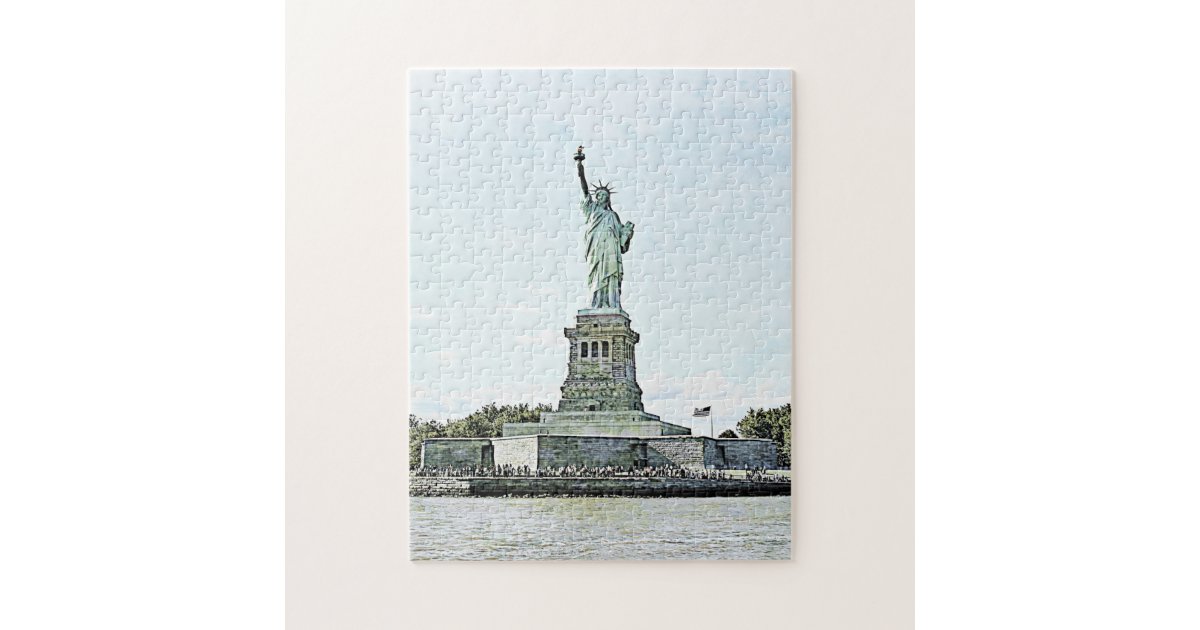 New York City Statue of Liberty Jigsaw Puzzle Zazzle