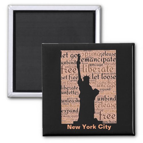New York City Statue of Liberty Magnet
