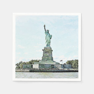 New York City - Statue of Liberty Paper Napkins