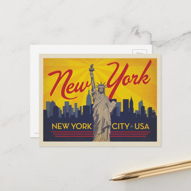 New York City | Statue of Liberty Postcard | Zazzle