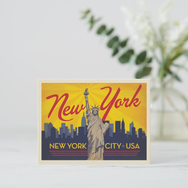 New York City | Statue of Liberty Postcard | Zazzle