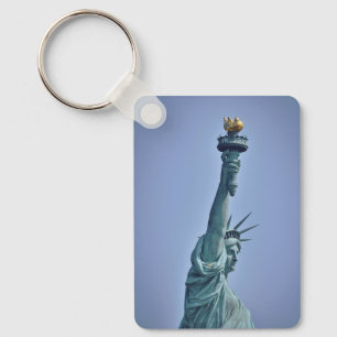 New York City Statue of Liberty Vintage Travel Keychain