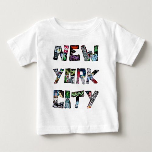 New York City Street Art Baby T_Shirt