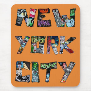 New York City Street Art Mousemat Mouse Pad