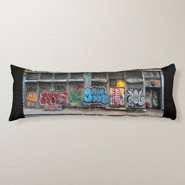 New York City Street Urban Photo Body Pillow (Front)