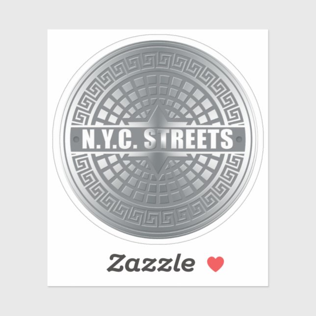 New York City Streets Sticker (Sheet)