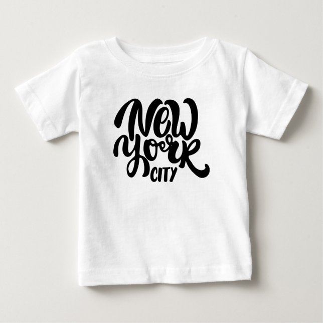 New York City Style Baby T-Shirt (Front)