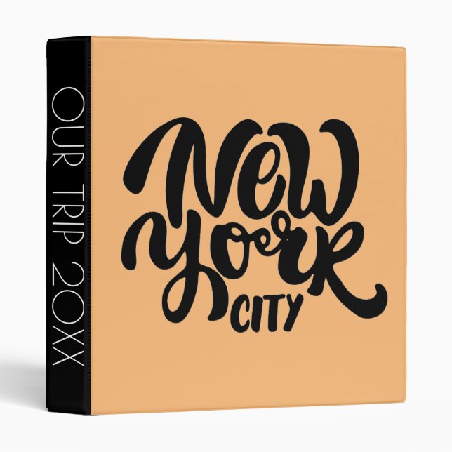 New York City Style Binder (Front/Spine)