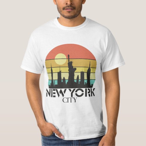 New York City Sunset T_Shirt