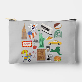 New York City Symbols Accessory Pouch