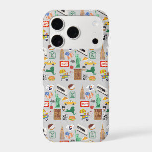 New York City Symbols iPhone 17 Pro Case