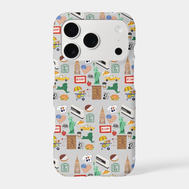 New York City Symbols iPhone Case (Back)