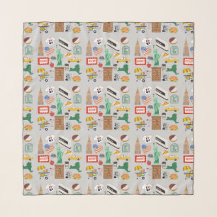 New York City Symbols Scarf