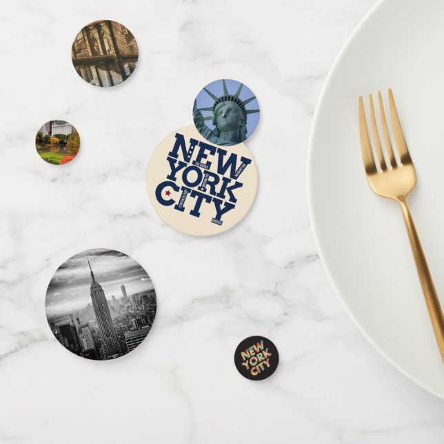 New York City table confetti (Group)