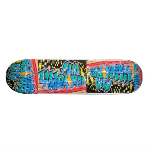 new york city taggin! n Skateing! Skateboard Deck