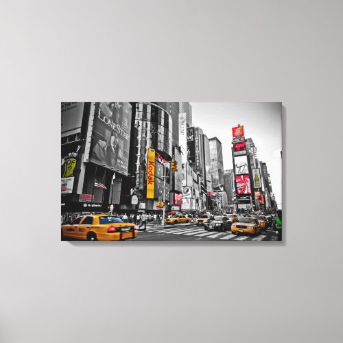 New York City Taxi Cabs City Hustle Wall Art