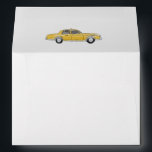 New York City Taxi Envelope. NYC Wedding.    Envelope<br><div class="desc">Capture the essence of the bustling streets of New York City with our New York City Taxi Envelope. Designed to add a touch of urban charm to your wedding correspondence, this envelope features an iconic New York City taxi illustration that sets the perfect tone for your NYC-themed wedding. Crafted with...</div>