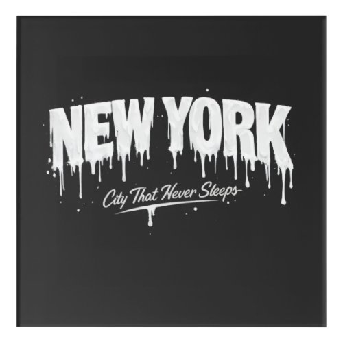 New York City That Never Sleeps Acrylic Print