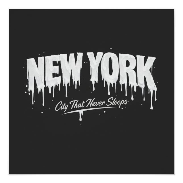 New York City That Never Sleeps Poster (Front)