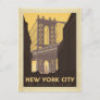 New York City | The Manhattan Bridge Postcard