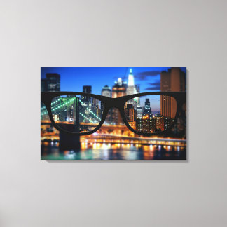 New York City through Sapio glasses Canvas Print
