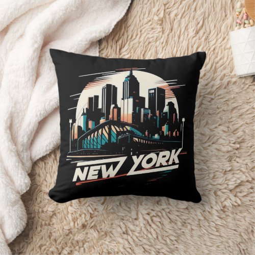 New York City Throw Pillow