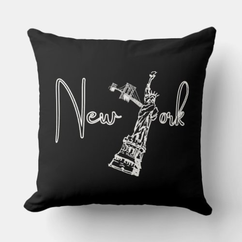 New York City Throw Pillow