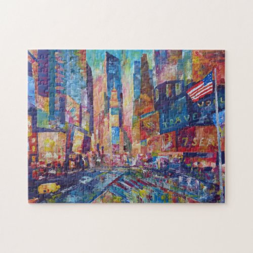 New York City Timeless Times Square in Manhattan Jigsaw Puzzle