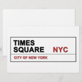 New York City Times Square (Front/Back)