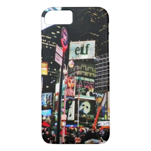 New York City Times Square City Lights iPhone 87 Case