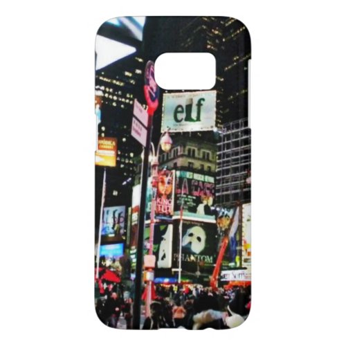 New York City Times Square City Lights Samsung Galaxy S7 Case