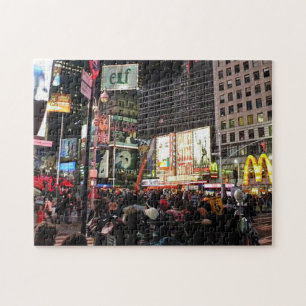New York City Times Square City Lights Jigsaw Puzzle