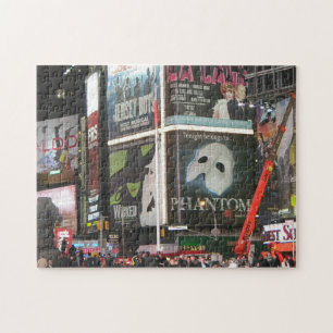 New York City Times Square City Lights Jigsaw Puzzle