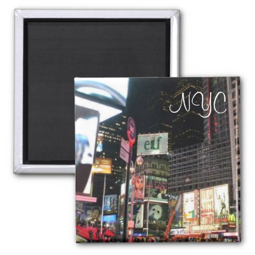 New York City Times Square City Photo Magnet