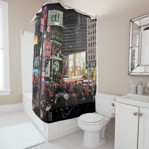 New York City Times Square Shower Curtain