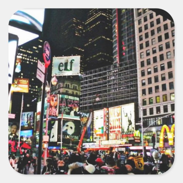 New York City Times Square Sticker (Front)