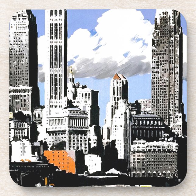 New York City Travel Drink Coaster (Front)