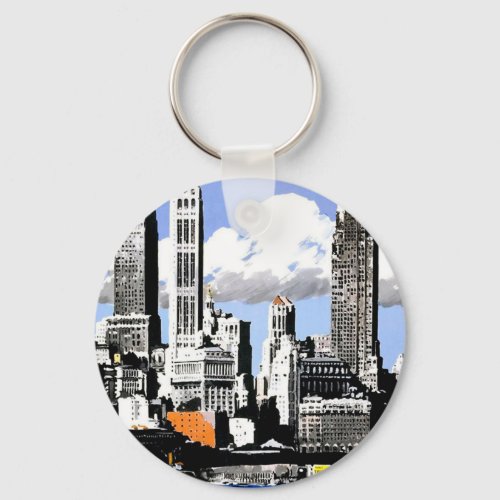 New York City Travel Keychain