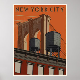 New York City travel poster