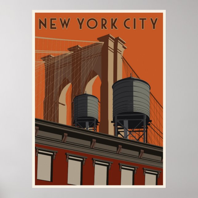 New York City travel poster (Front)