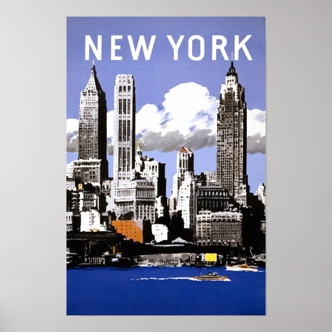 New York City travel poster | Zazzle