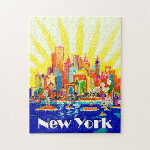 New York City Travel Poster Puzzle