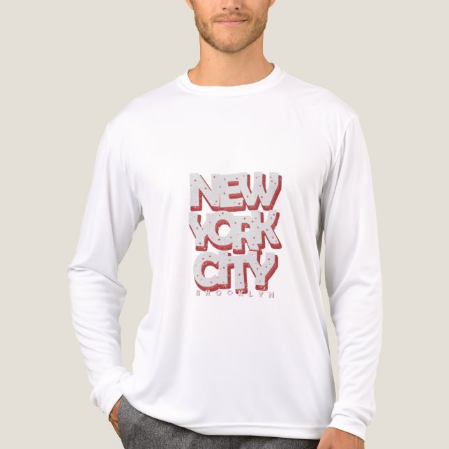 new york city  Tri-Blend shirt (Front)